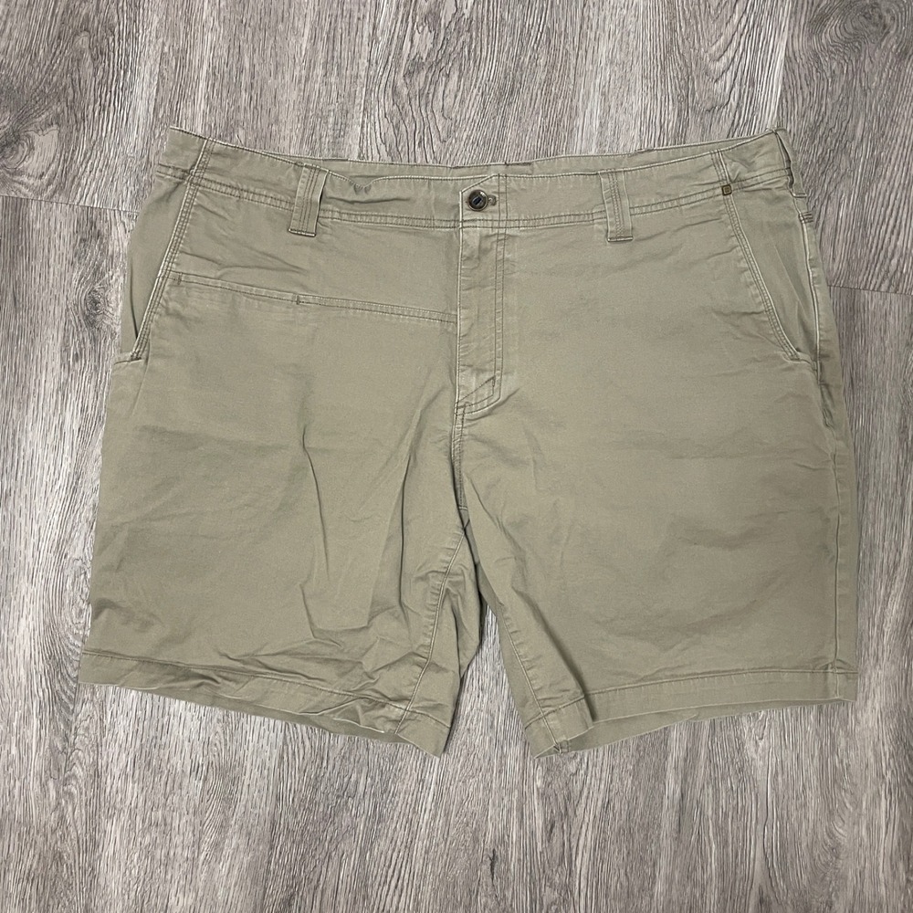 5.11 Tactical Shorts Mens 40 Khaki Athos 10" Inseam Cargo Hike Workwear 73338
